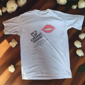 RARE VINTAGE 80'S SCHAPPS DeKuyper PEACHTREE CREAM LIQUEUR T SHIRT SIZE M